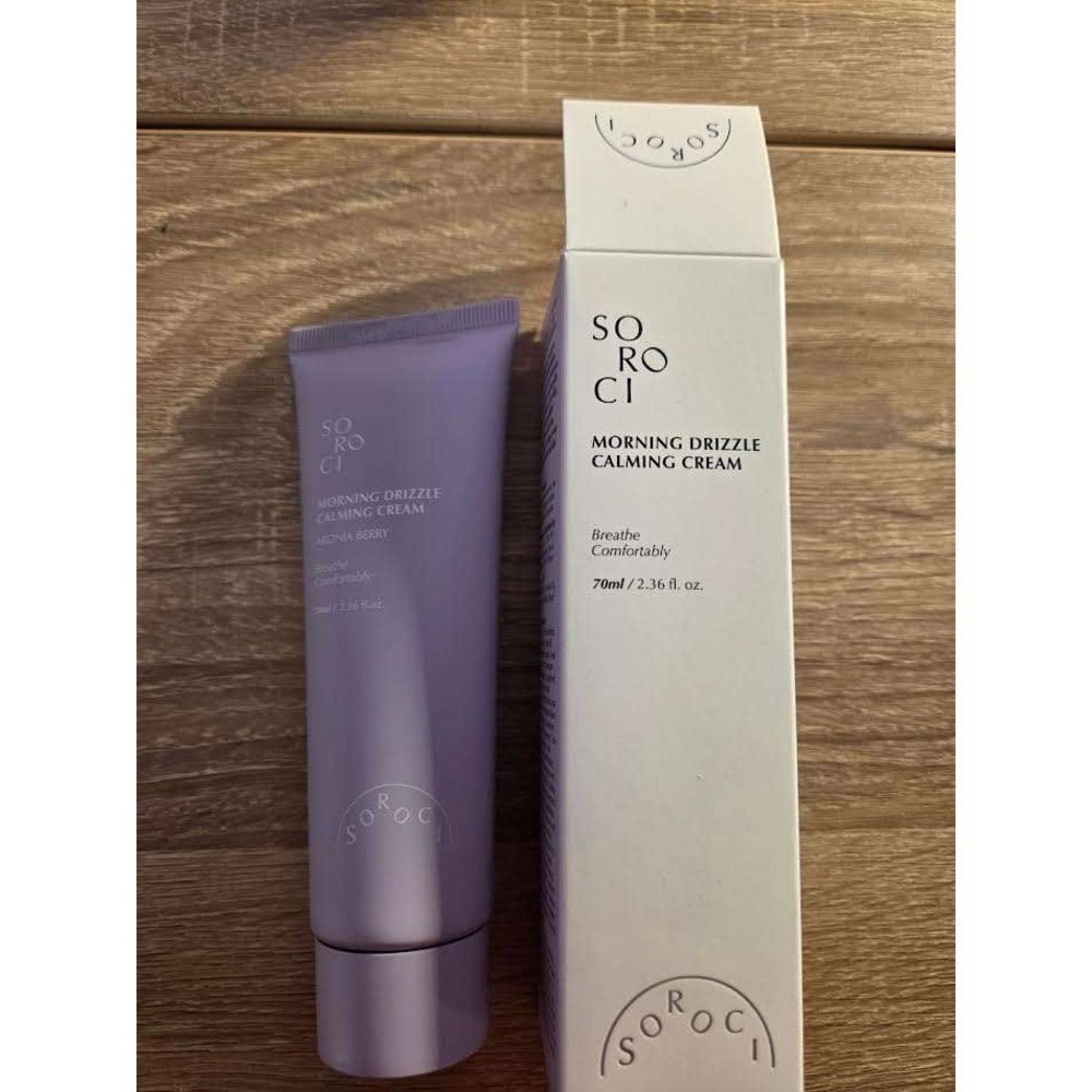 Soroci Morning Drizzle CalmingCream AroniaBerry Face Moisturizer 70ml 2.36 fl oz